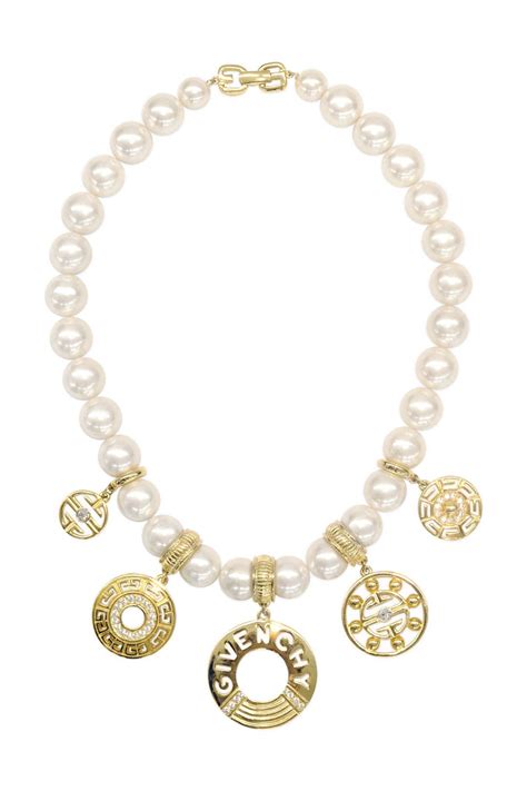 givenchy ombre pearl necklace|Givenchy Pearl Necklaces .